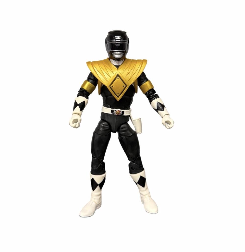 Power Rangers Lightning Collection Mighty Morphin Black Ranger 6" Figure Hasbro